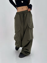 (UNISEX) WIDE BOX-POCKET LOOSE-FIT AUTUMN DENIM