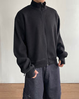 Heden Crop Knit Zip-up