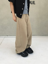 Diato Curved Dart Cotton Pants 5C