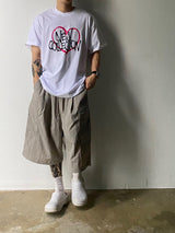 Metal Nylon Cargo Half Pants 3C