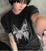 Pigment Fly-Washed Charcoal Short Sleeve Tee