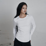 C 90S LINE BASIC LONG SLEEVE T-SHIRT_WHITE