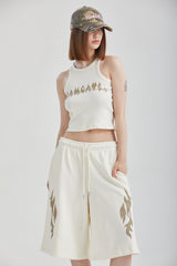 FLARE SLEEVELESS TOP