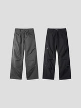 Rivet point strap pants 3color