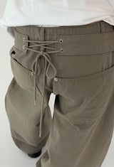 ROPE STRAP BALLOON PANTS
