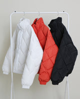 Carrot Diamond Quilting Unisex High Neck Padding (100% Wellon)