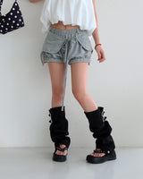Layered Belt SET Balloon Pumpkin Shorts