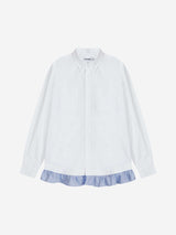  REGULAR SNAP FRILL SHIRTS (WHITE)