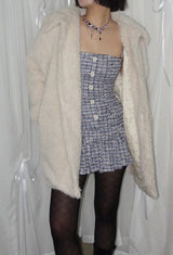 FUR COLLAR COAT (IVORY, BEIGE 2COLORS!)