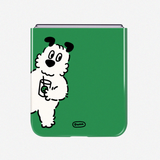 コーヒーグリーンハードスマートフォンケース