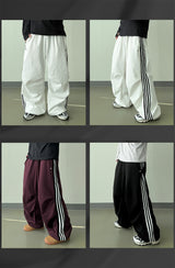 Face Track Line Snap Pants