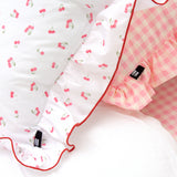 Dust-Free Cherry Frill Pillowcase