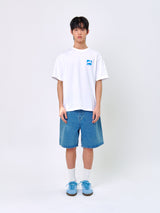 RABBIT T-SHIRT_White/Blue
