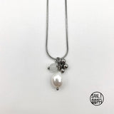 Cluster drop necklace