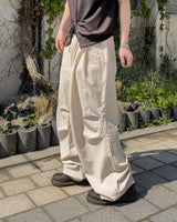Aven Linen Two-Tuck Wide Pants