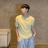 Formal henley neck knit (8color)