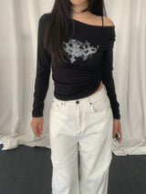ラブティ ワンショルダー Tシャツ