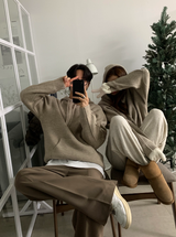 Logane Cash-like Bangada Hooded Knit