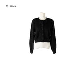 Doobie Soft Fur Button Long Sleeve Cardigan