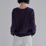 [Kearin] Double-Button Wool Round Cardigan - 3 Colors
