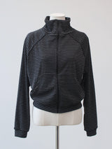 stripe zip up 