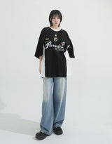 サイドフォールディングワイドフィットデニムパンツ