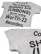 Thalia Bold Lettering Slim T-Shirt