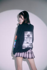 【推しの子】B小町 ロングTシャツ - ブラック | 60％コラボレーション