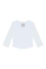 C 90S ラインVネックTシャツ_ホワイト