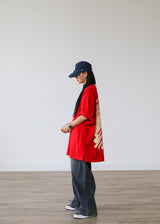 POS OVER FIT HALF TEE