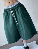 Iron High Quality Wide Basic Bermuda 4 Color