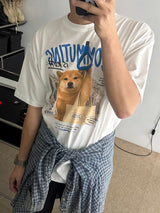 [A-T0226] トレインシバ半袖Tシャツ (2色)