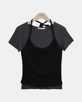 Untin Halter Short Sleeve T-Shirt