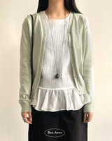 Kelly Cashmere V-neck Loose Fit Cardigan 12C