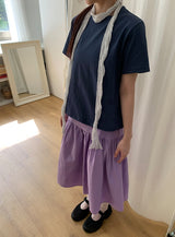 26SS★ [BAONHAUS] キンネイクーリングセミクロップ半袖Tシャツ