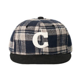 C Logo Check Cap (Navy Check)