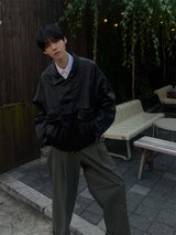ASCLO Raven Washing Leather Jacket (2color)