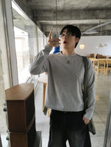 No.1652 round crop T (4color)