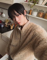 グランス モヘアファー ジャンパー