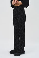 (W) Rose Jacquard Pants (2color)