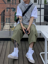 Hooded Sweat Vest 3C