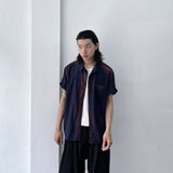 Mottled Wash Drop-Shoulder Shirt
