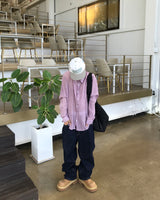 Handle Over Embroidered Denim Pants