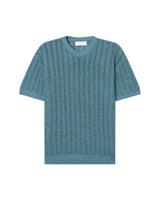 Weave Boucle Lace Round Knit