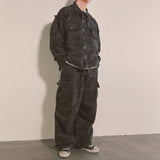 grunge camouflage cargo pants_charcoal