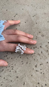 Pearl point open ring