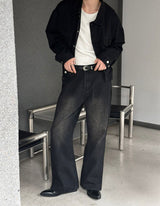 [4SEASON] Flare washing denim pants(2color)