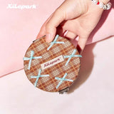 Cute double-layer round jewelry box