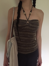 Ringer Nomad Halterneck Cap Sleeveless (2color) 