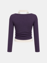 Elena Layered Off Shoulder Tee